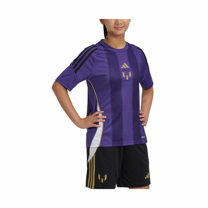 Football T-Shirt Adidas Messi Training Purple-7
