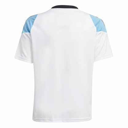 Football T-Shirt Adidas Messi Training Blue White-8