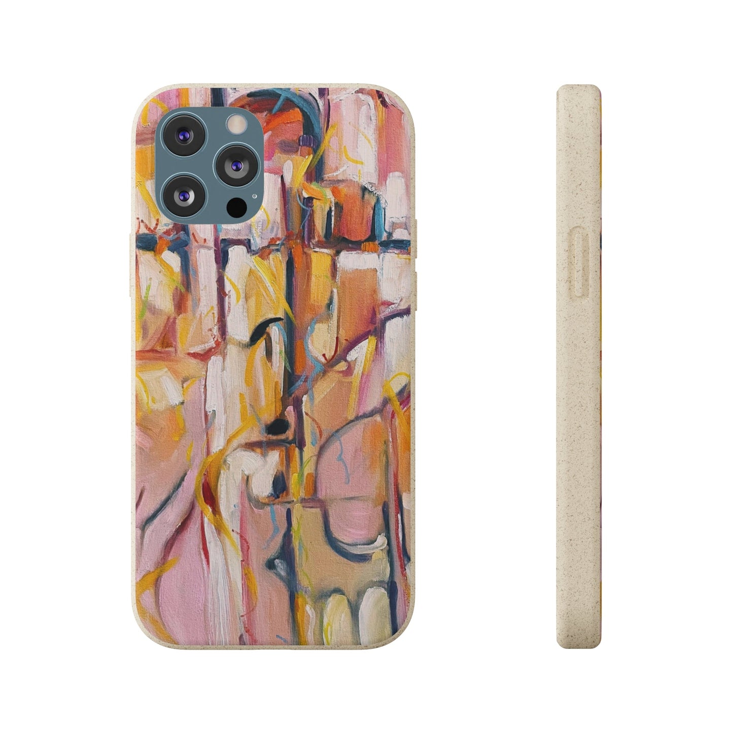 Biodegradable Phone Case with 'Abstract Pueblo' Original Artwork by Barbara Cleary-19