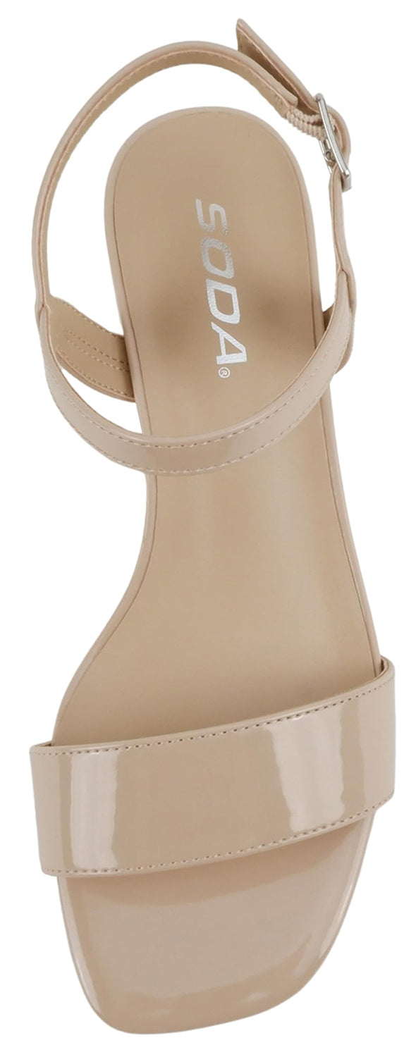 EPISODE-S Beige Patent Soda-4