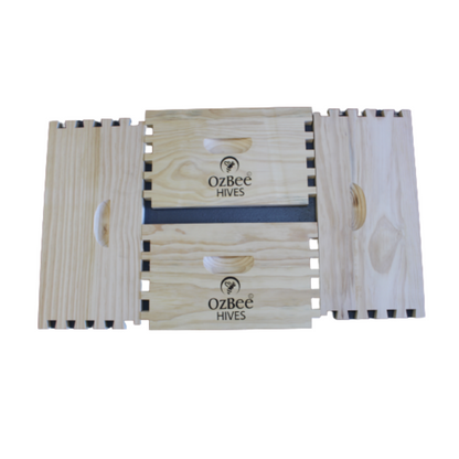 1 X Beehive Super Bee Hive Box Dovetail Joint 8 Frame Full Depth Boxes Supers-1