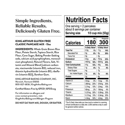 King Arthur Flour GF Pancake Mix (6x15OZ )-4