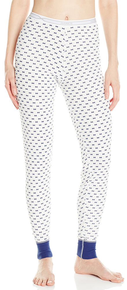 Hanes Women's X-Temp Thermal Underwear Pant - Solids and Printed Bottoms-9