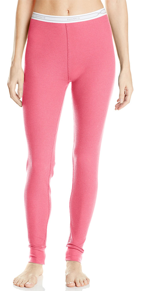 Hanes Women's X-Temp Thermal Underwear Pant - Solids and Printed Bottoms-11