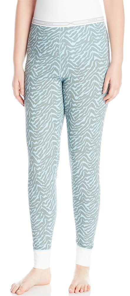 Hanes Women's X-Temp Thermal Underwear Pant - Solids and Printed Bottoms-10
