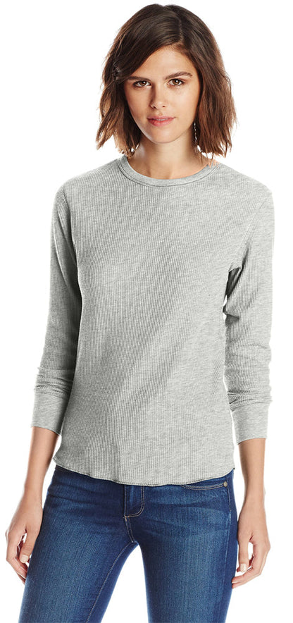 Hanes Women's Ultimate Thermal Underwear Long Sleeve Crew Top-2