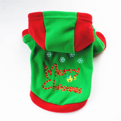 Festive Fleece Christmas Pet Costume-1