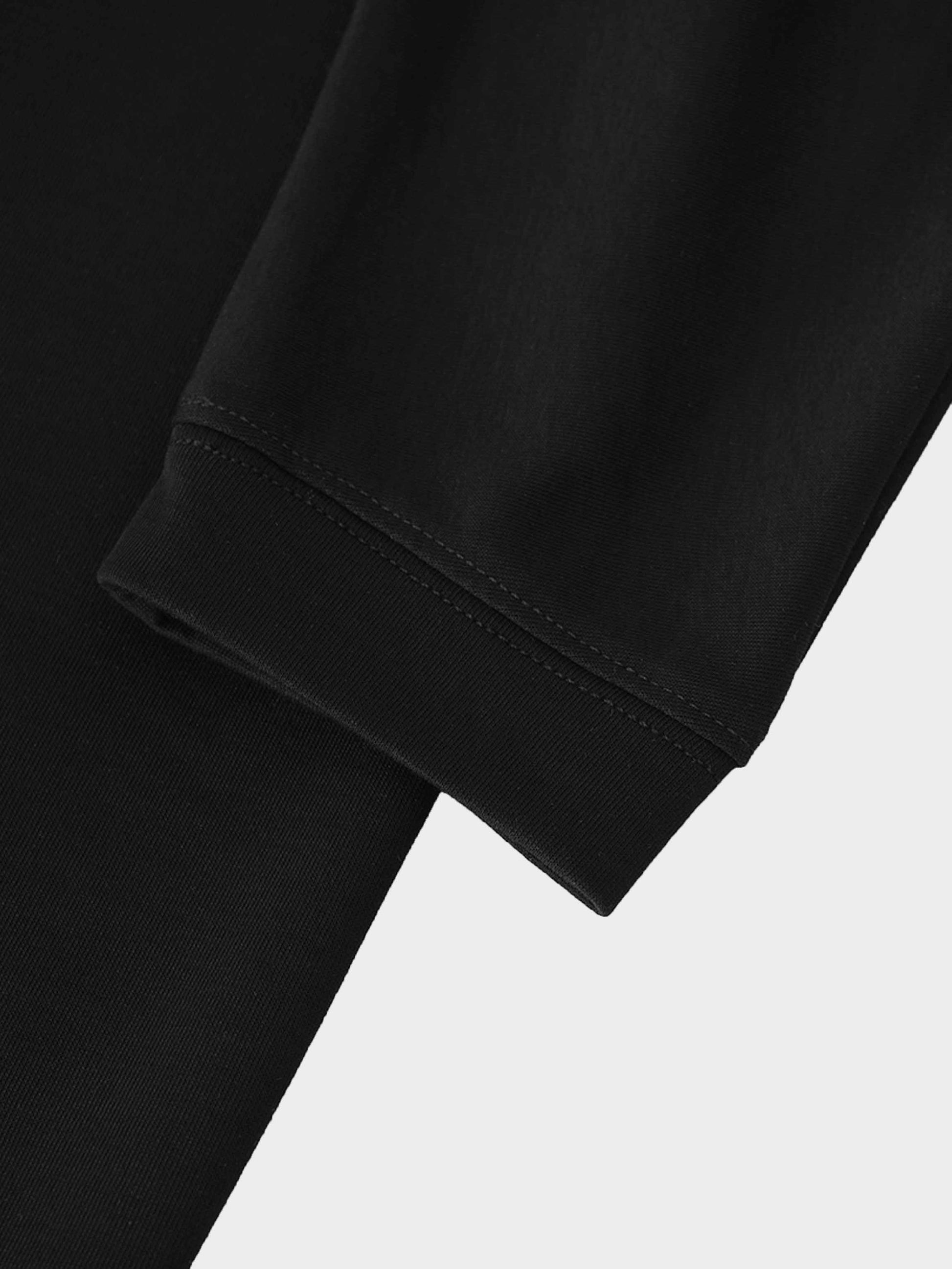 Wrap Tie T-Shirt Maxi Dress-Black-3