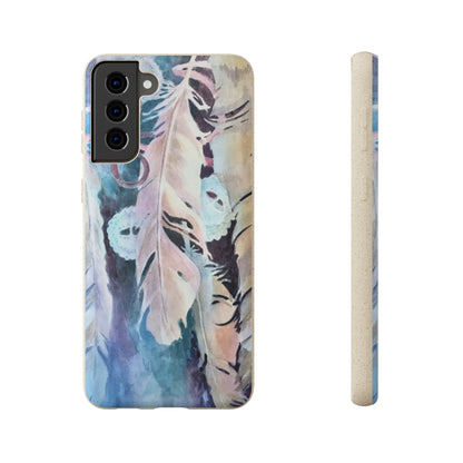 Biodegradable Phone Case with 'Conchos' Watercolor Original Artwork by Barbara Cleary-43