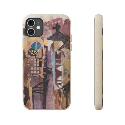 Biodegradable Phone Case with 'San Francisco De Asis' Abstract Original Artwork by Barbara Cleary-31