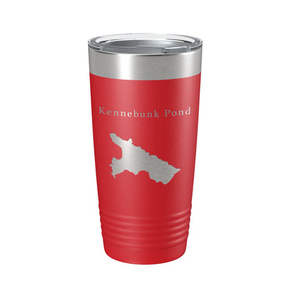 Kennebunk Pond Tumbler Lake Map Travel Mug Insulated Laser Engraved Coffee Cup Maine 20 oz-10