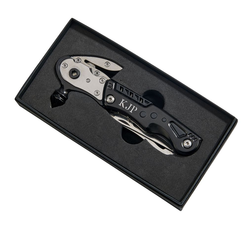 Black Glass Breaker With Multi Tools, 6" L-0