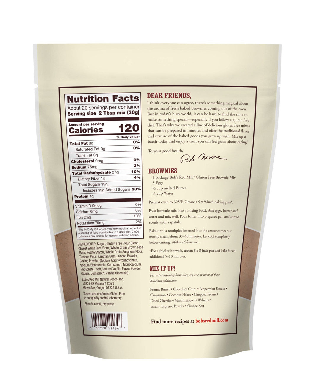 BOBS BROWNIE MIX GF ( 4 X 21 OZ   )-1