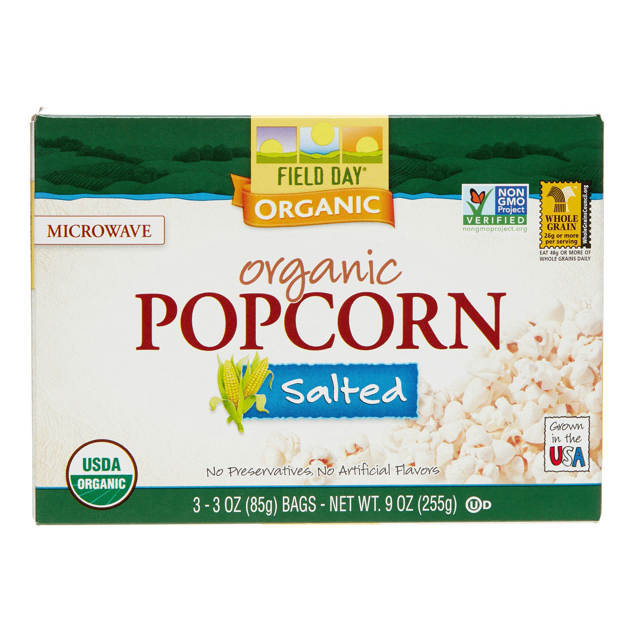 Field Day Salted Mw Popcorn (12x3Pack )-0