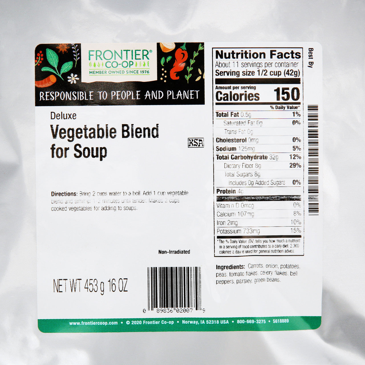 Frontier Herb vegetable Deluxe Soup Blend (1x1lb)-2