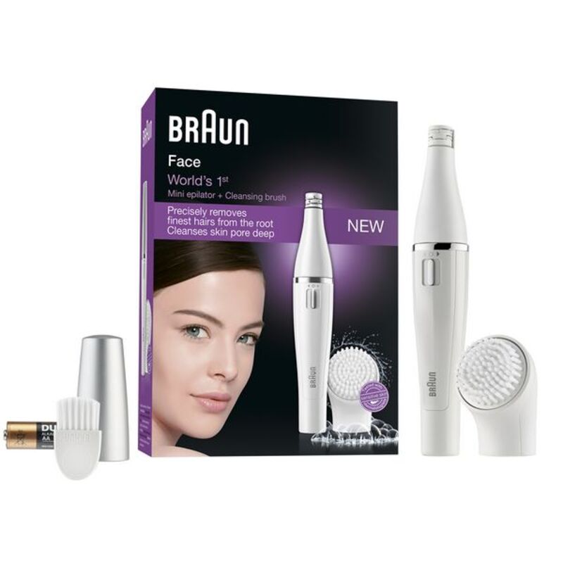 Electric Facial Cleanser/Hair Remover Braun Face 810-1