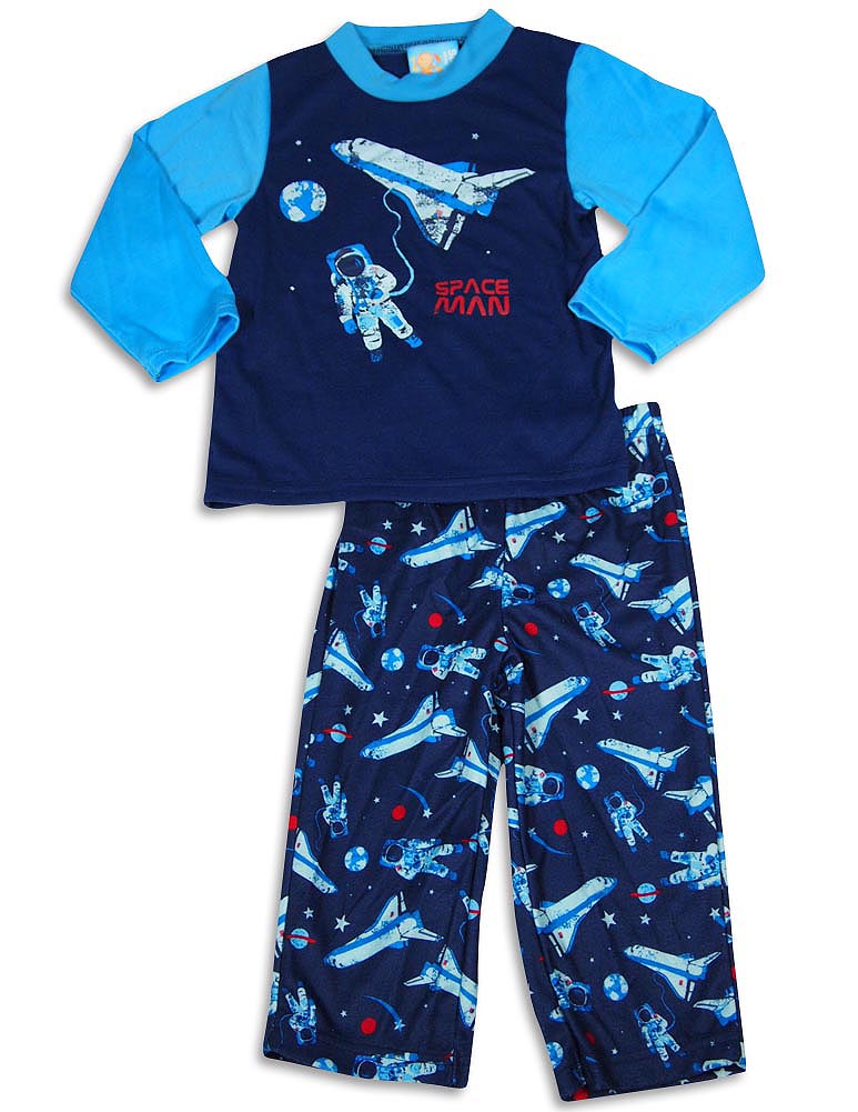 Bunz Kidz Boy's Long Sleeve Robe and Pajama Sleepwear Set-1