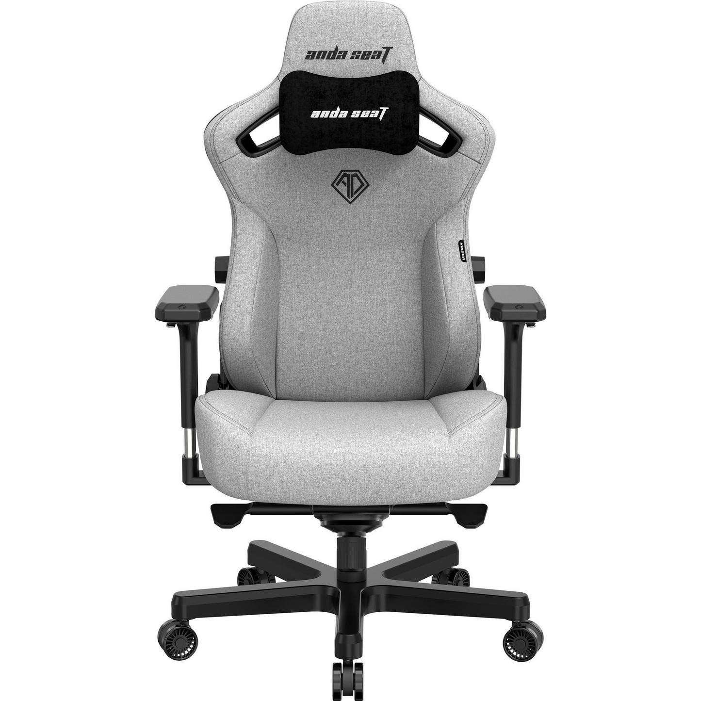 Kaiser 3 XL Gray Fabric Gaming Swivel Chair (AD12YDC-XL-01-G-PV/F)-0