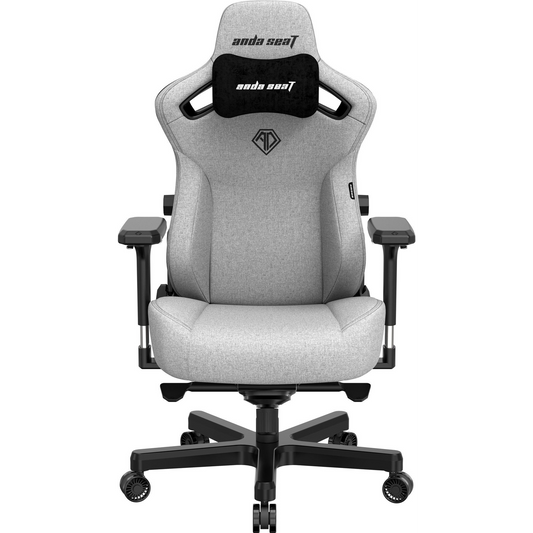 Kaiser 3 XL Gray Fabric Gaming Swivel Chair (AD12YDC-XL-01-G-PV/F)-0