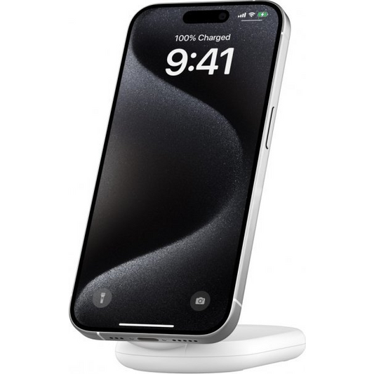 Incarcator wireless Belkin BOOSTCHARGE Qi2 WIB007vfWH, 15 W, Magnetic Alb (WIB007vfWH)-0