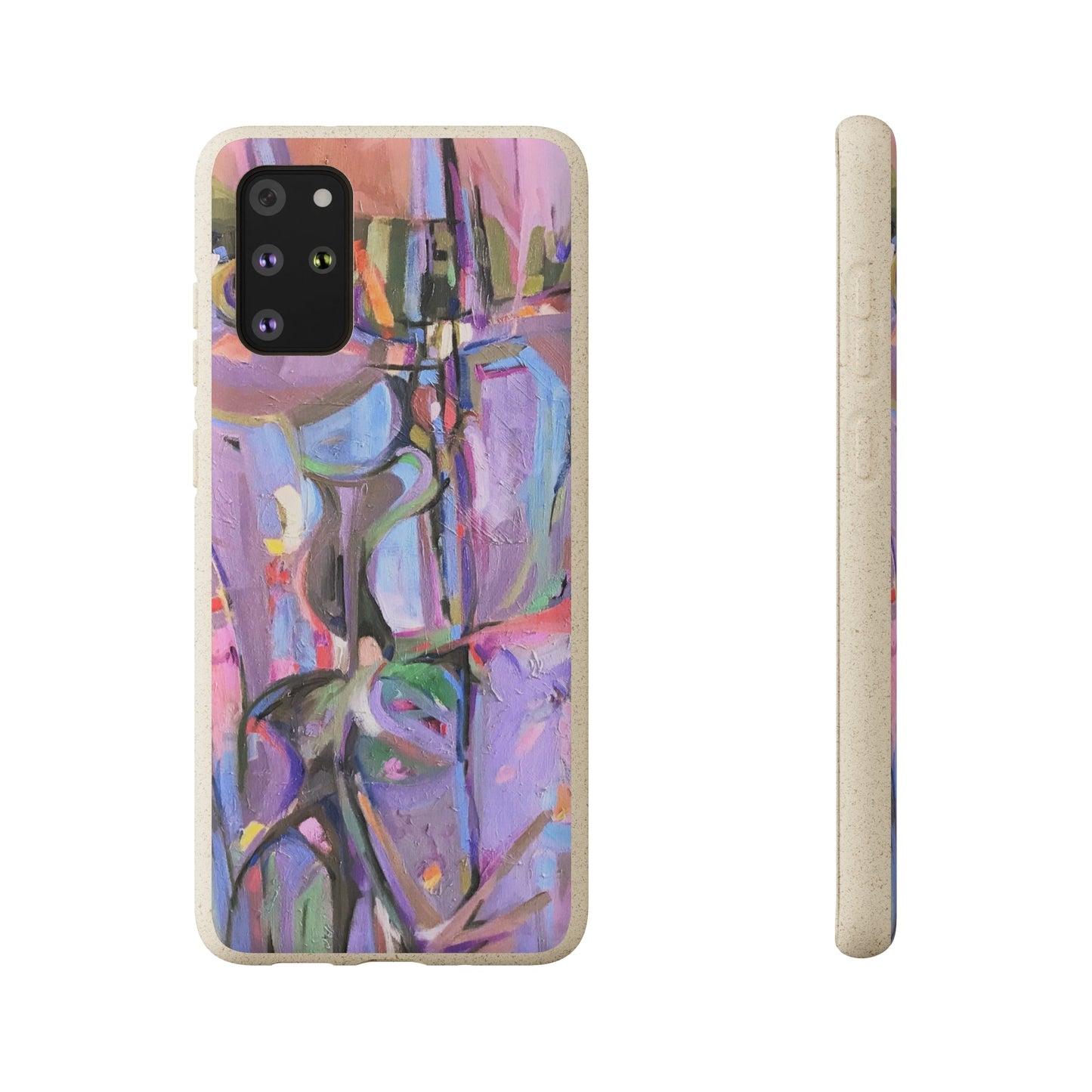 Biodegradable Phone Case with 'Passages' Abstract Original Artwork by Barbara Cleary-46