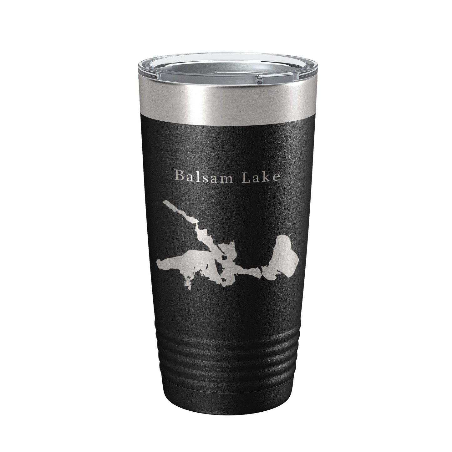 Balsam Lake Map Tumbler Travel Mug Insulated Laser Engraved Coffee Cup Wisconsin 20 oz-5