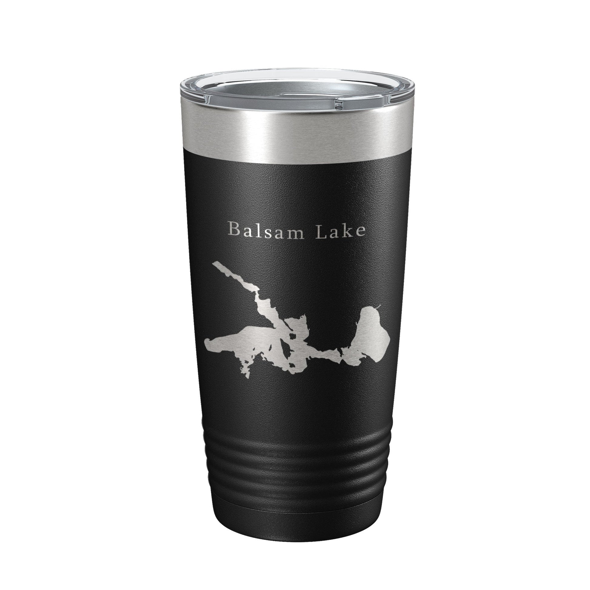 Balsam Lake Map Tumbler Travel Mug Insulated Laser Engraved Coffee Cup Wisconsin 20 oz-5