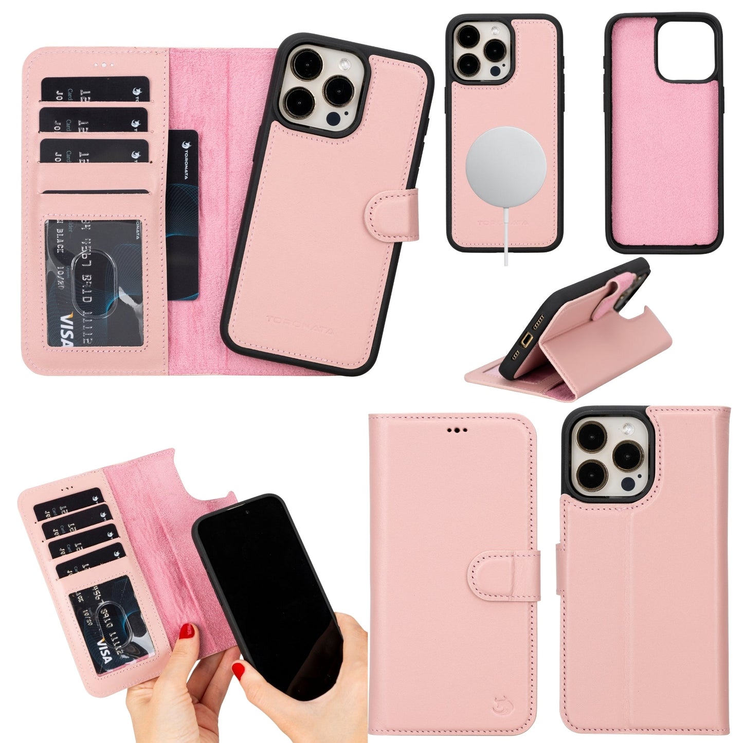 Casper Leather iPhone 14 Pro Wallet Case | MagSafe-10