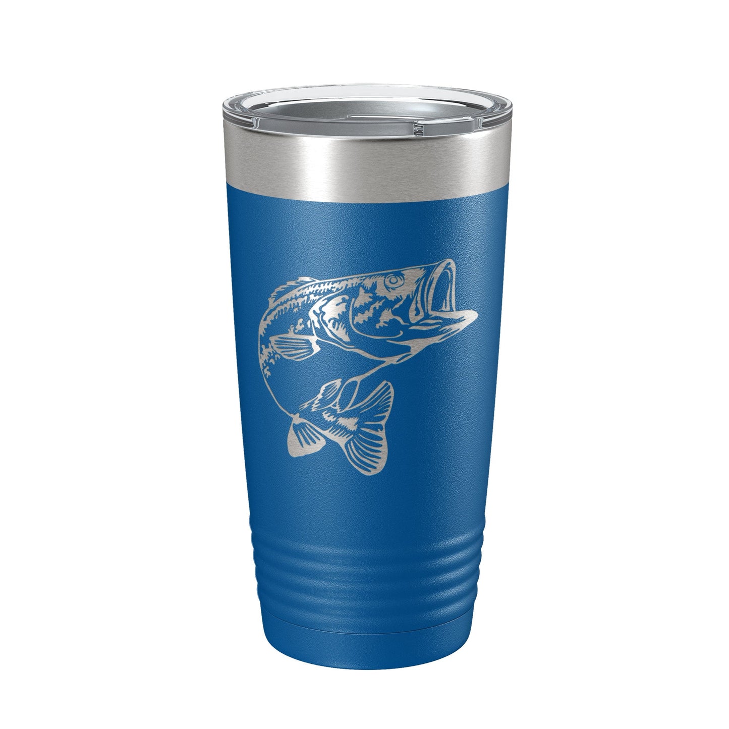 Bass Fishing Tumbler Angler Travel Mug Insulated Laser Engraved Coffee Cup Gift 20 oz-6