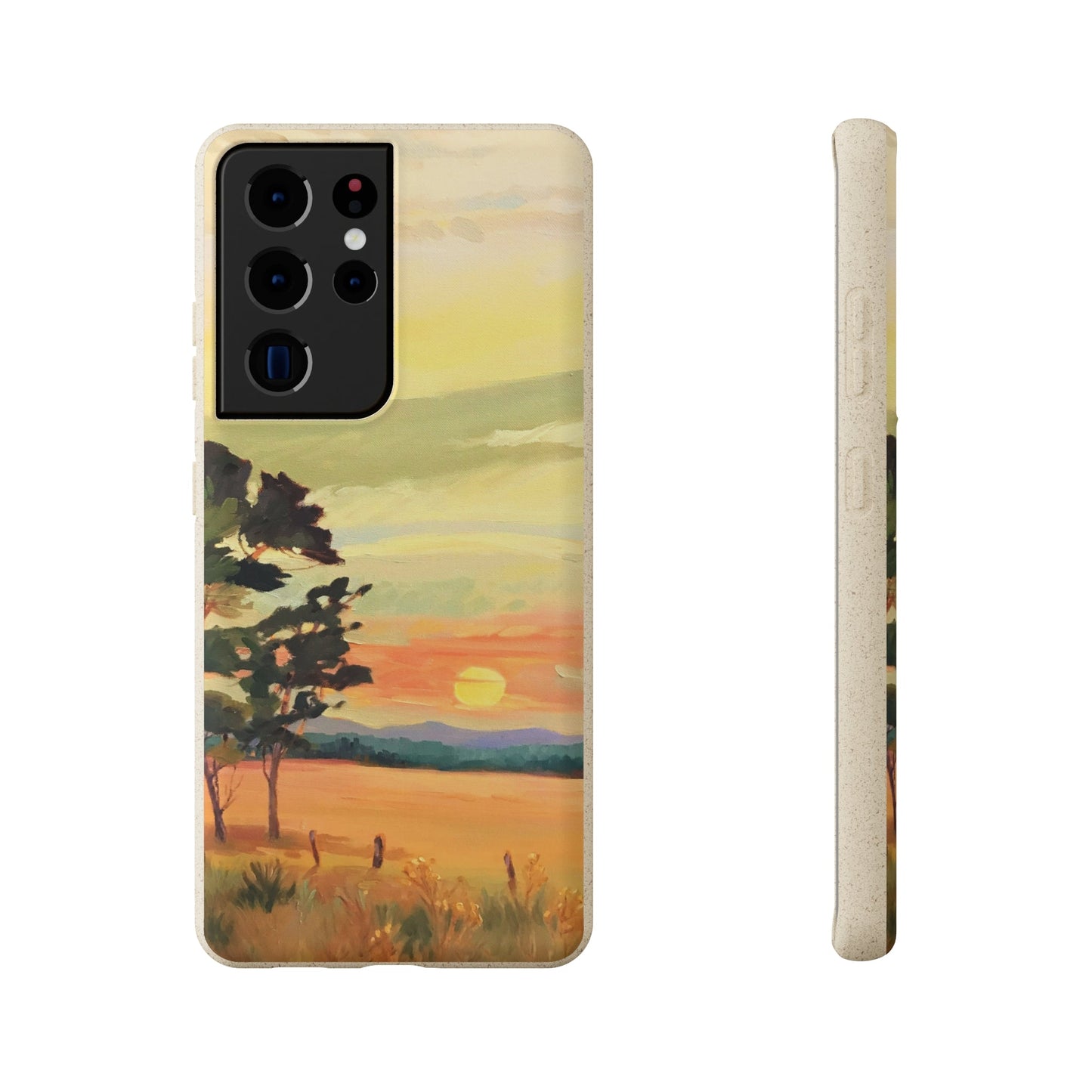 Biodegradable Phone Case with 'Sunrise' Landscape Original Artwork by Barbara Cleary-38