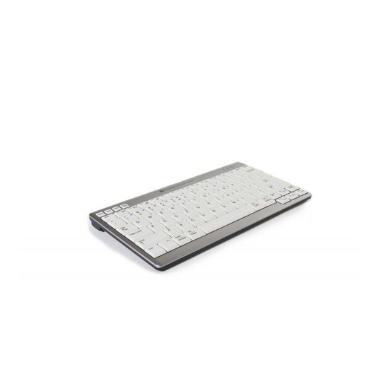 BakkerElkhuizen UltraBoard 950 Wireless klávesnica Kancelária Bluetooth QWERTY US English Svetlo šedá, Biela (BNEU950WUS)-0