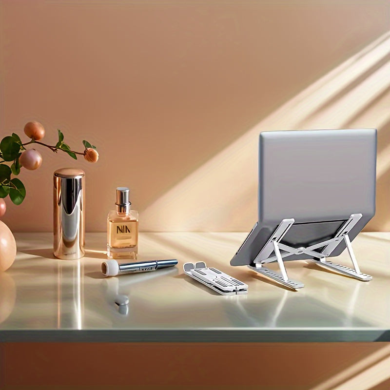 Adjustable Laptop Stand Foldable Desk Riser-1