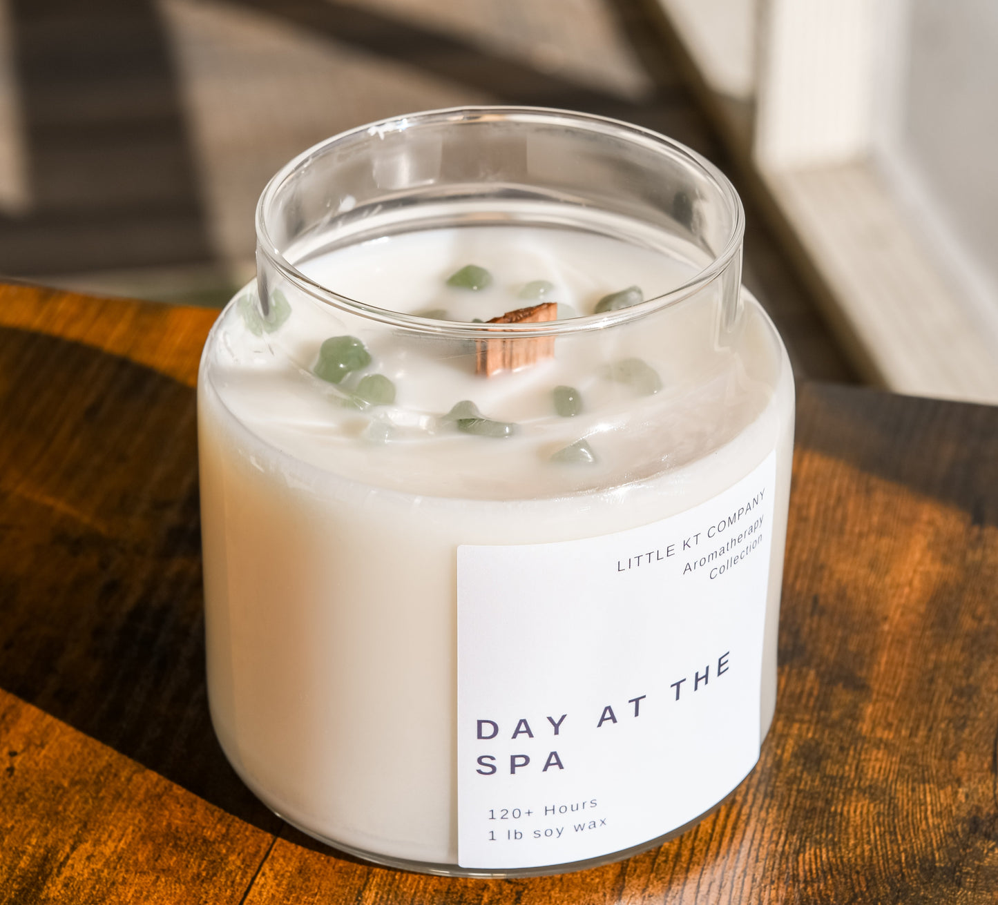 Day at the Spa – Wood Wick Aromatherapy Candle-1