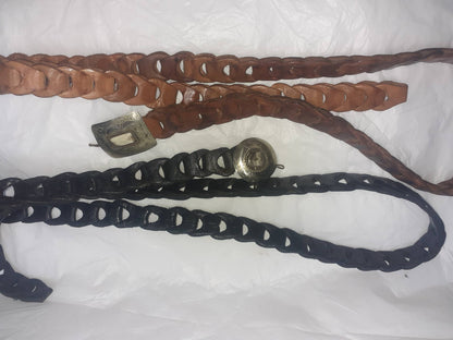 Cinturon de chapa  con hondas-0