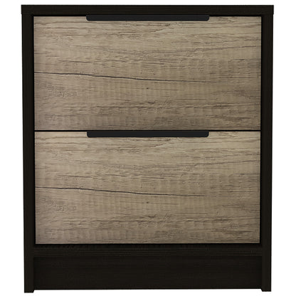 19" Wood Two Drawer Nightstand-2