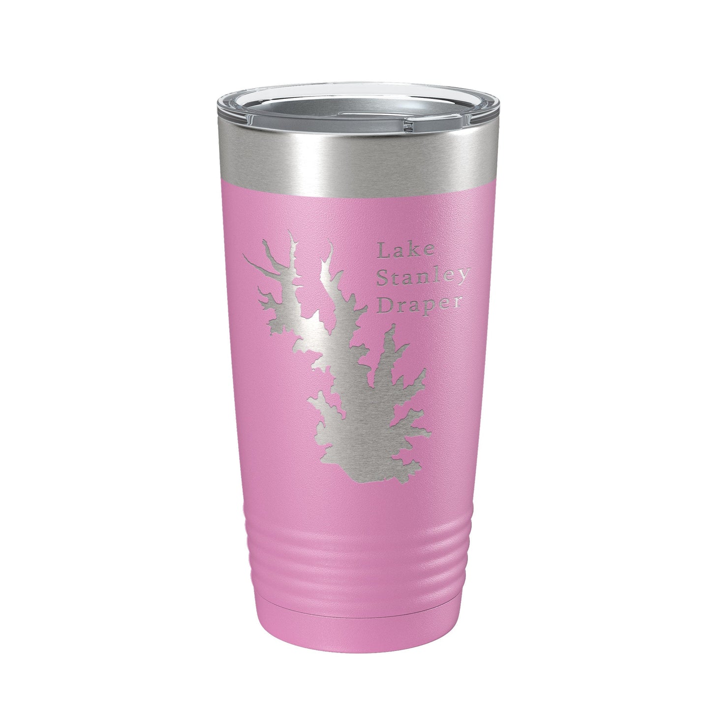 Lake Stanley Draper Map Tumbler Travel Mug Insulated Laser Engraved Coffee Cup Oklahoma 20 oz-14