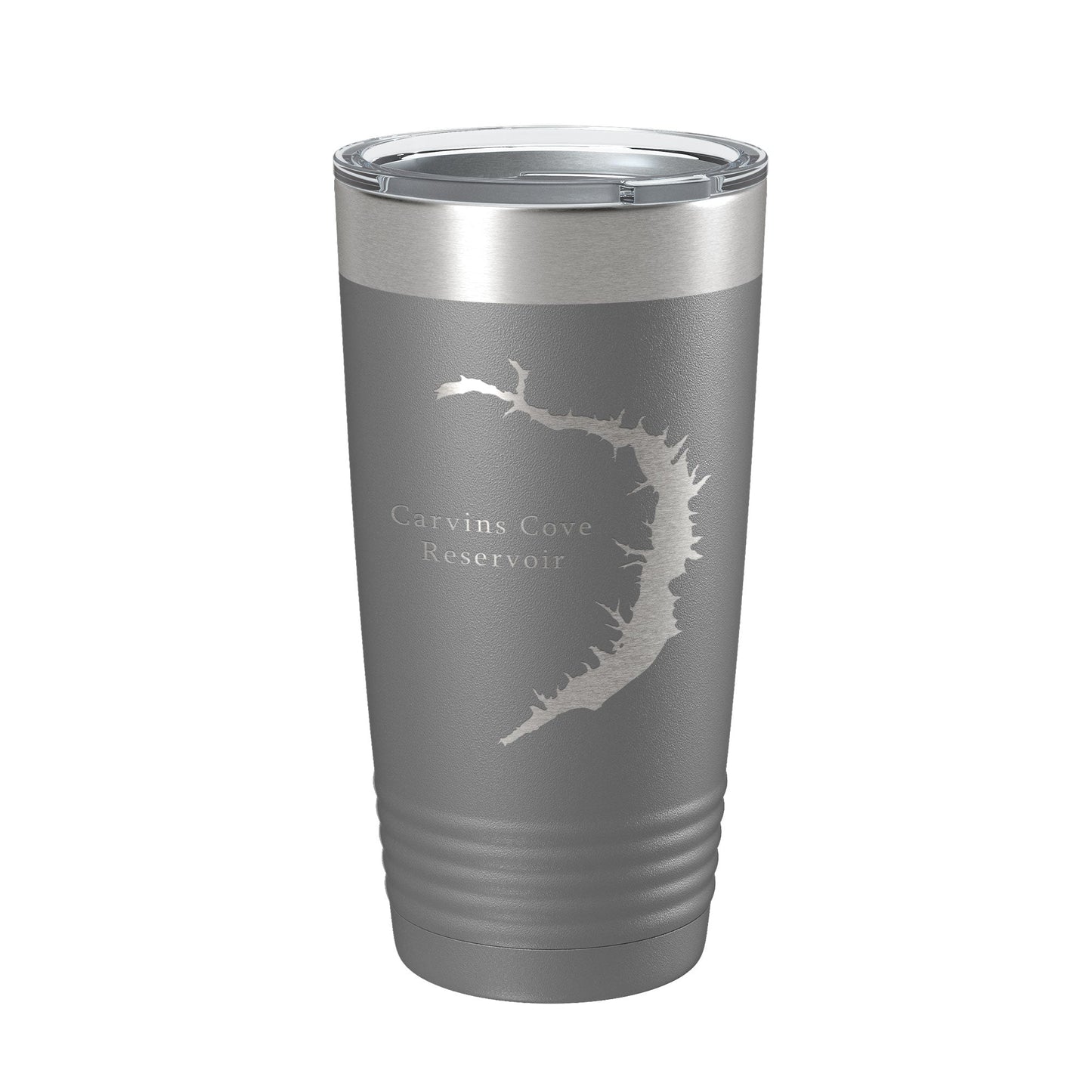 Carvins Cove Reservoir Tumbler Lake Map Travel Mug Insulated Laser Engraved Coffee Cup Virginia 20 oz-16
