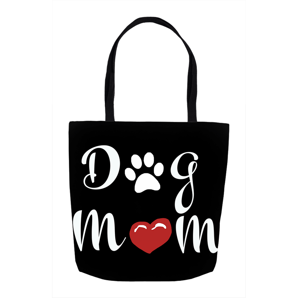 Dog Mom Black Tote-1