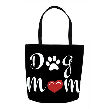 Dog Mom Black Tote-1