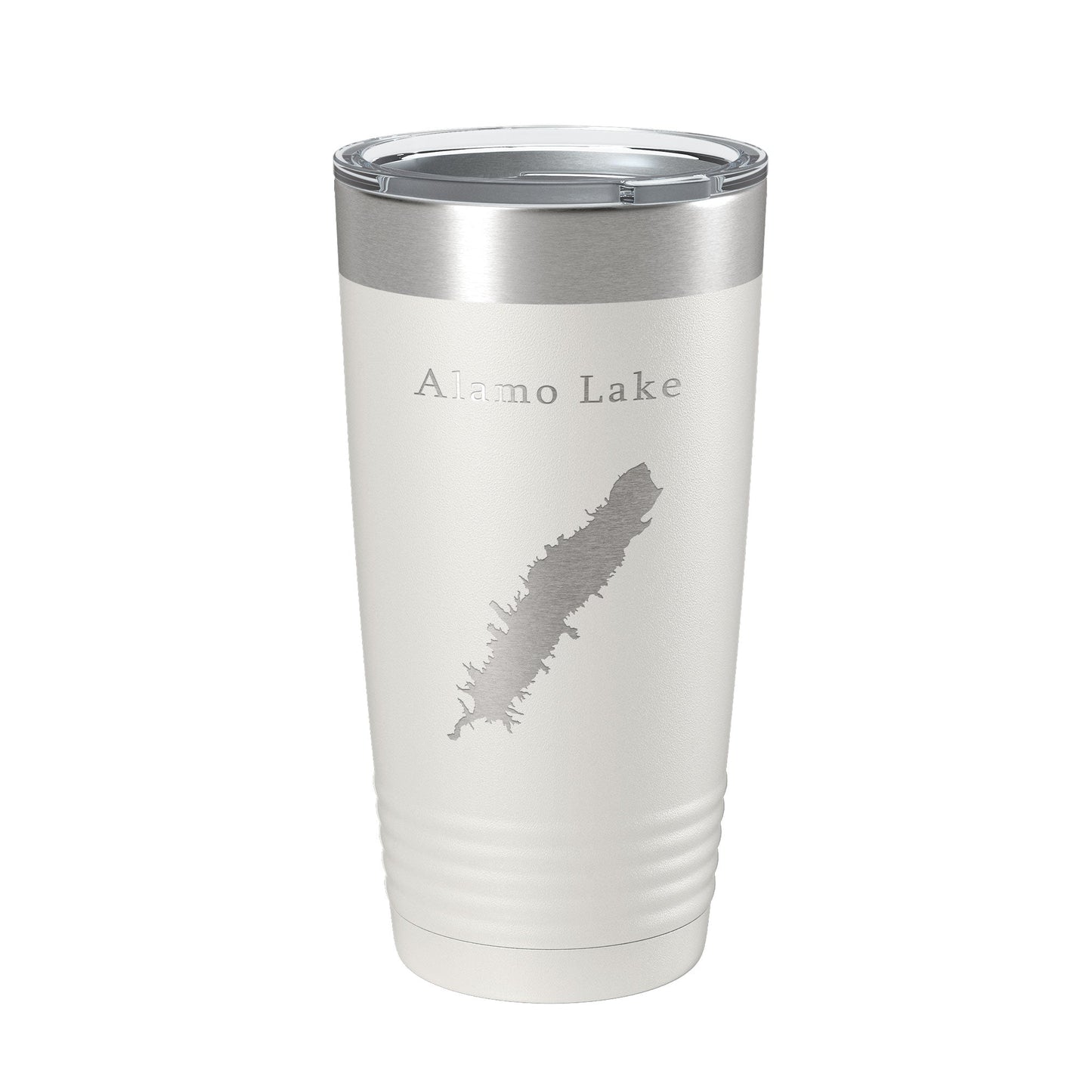 Alamo Lake Map Tumbler Travel Mug Insulated Laser Engraved Coffee Cup Arizona 20 oz-1