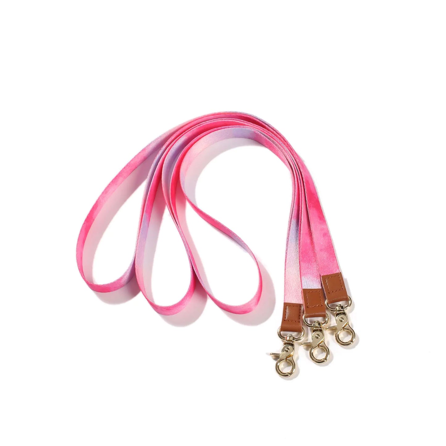 Multicolor Phone Lanyard with Clip and Keychain Holder