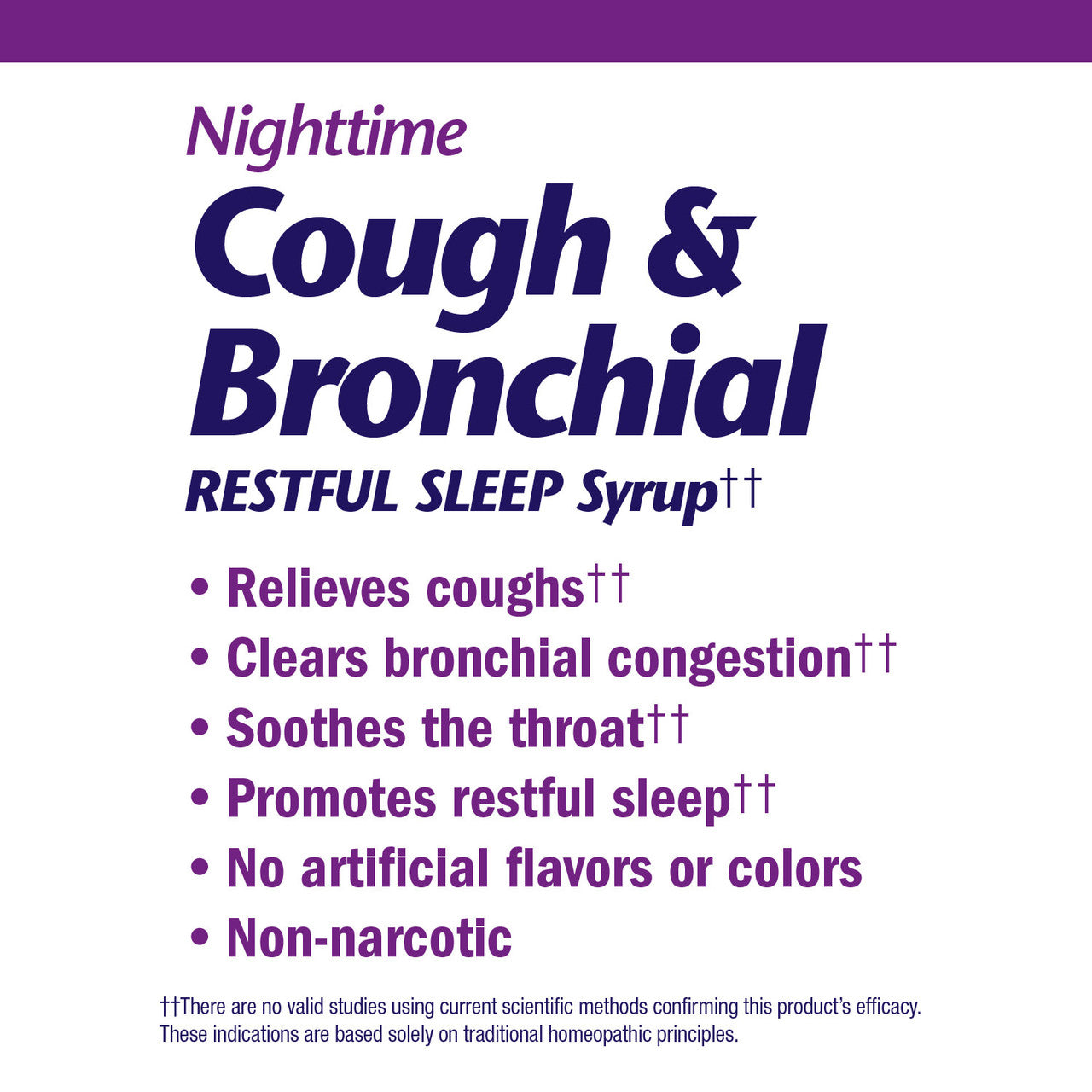 Boericke & Tafel Nighttime Cough & Bronchial Syrup (1x8 Oz)-3