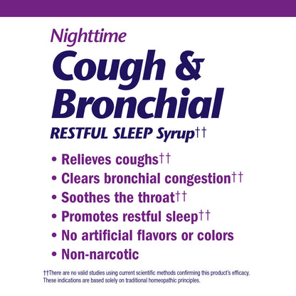 Boericke & Tafel Nighttime Cough & Bronchial Syrup (1x8 Oz)-3