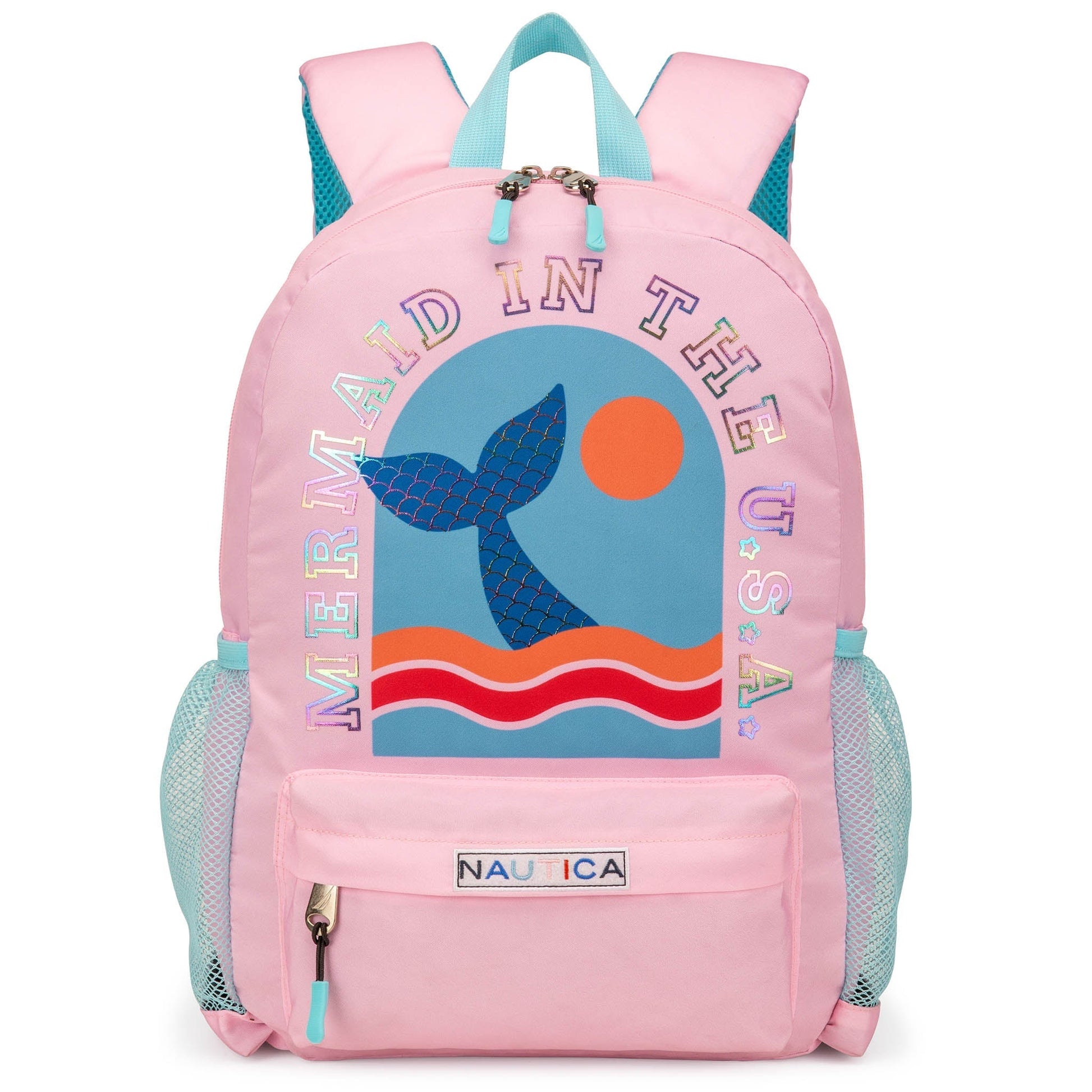 Kids Backpack | 16" Tall | Mermaid Tail-4