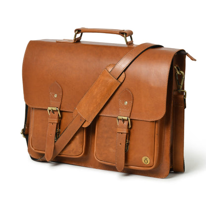 Madan Leather Messenger Bag-2