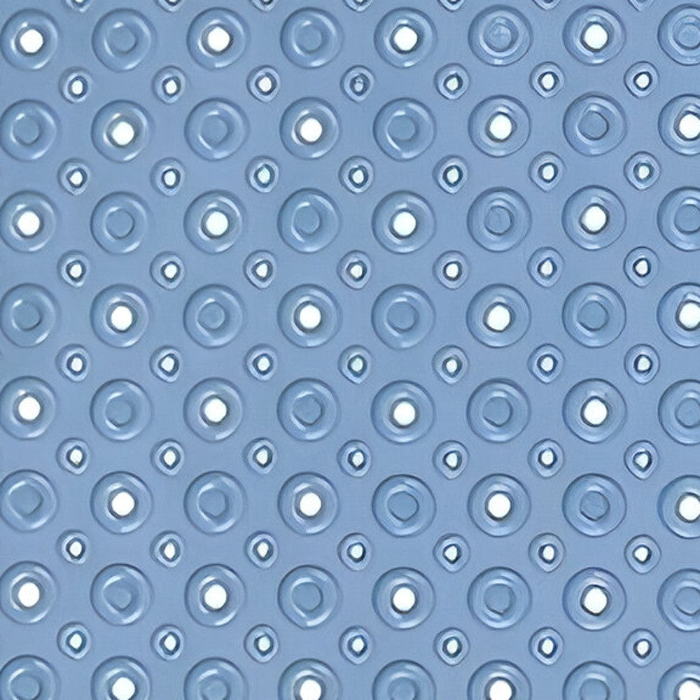 40" Blue Bubbles Non Slip Bathtub Mat-3