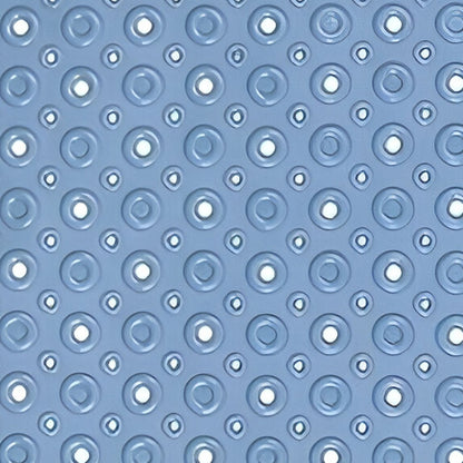 40" Blue Bubbles Non Slip Bathtub Mat-3