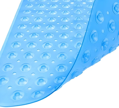 40" Translucent Blue Bubbles Non Slip Bathtub Mat-3