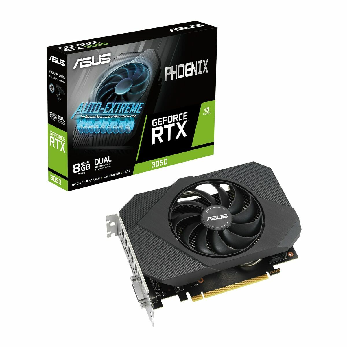 Graphics card Asus Nvidia GeForce RTX 3050 8 GB GDDR6-25