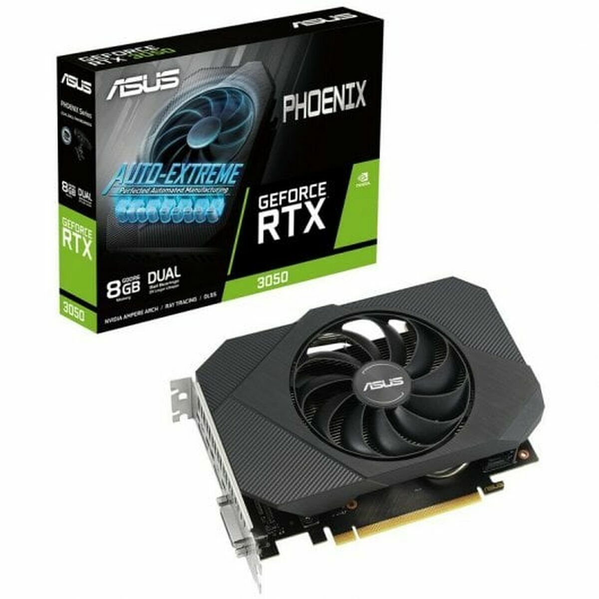 Graphics card Asus Nvidia GeForce RTX 3050 8 GB GDDR6-0